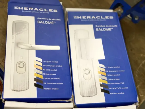 Nouvelle serrure pour le client qui sera en sécurité
